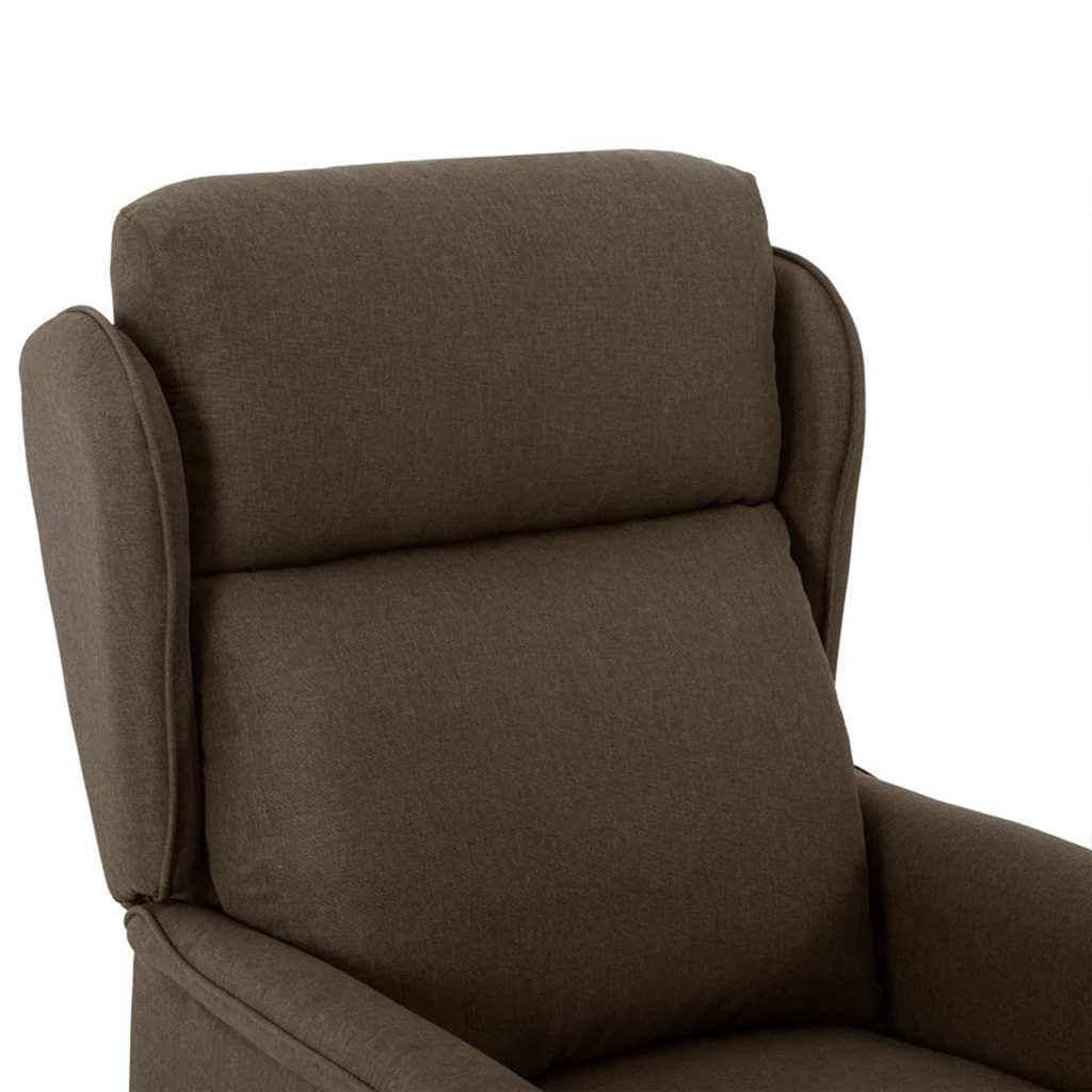 Massagesessel Braun 67.5 x 93.5 x 101.5 cm Stoff & Schaum