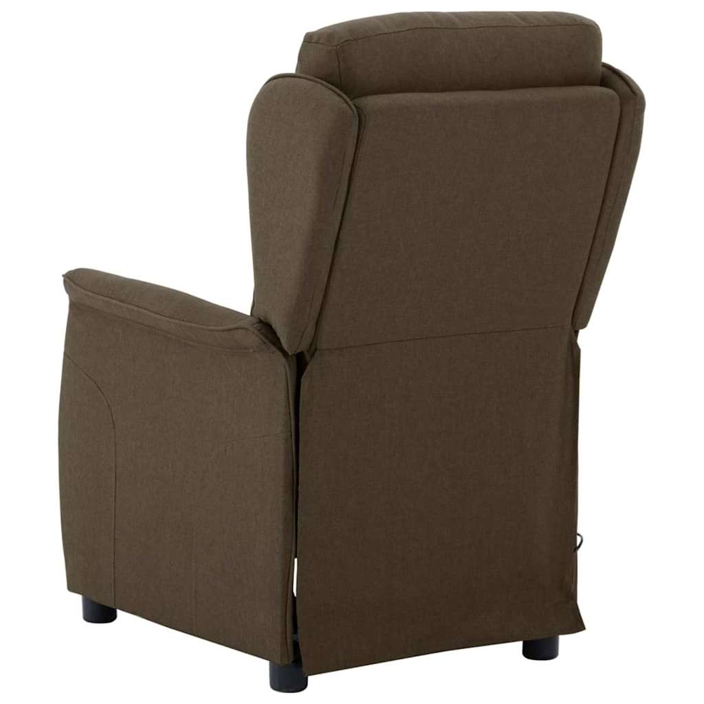 Massagesessel Braun 67.5 x 93.5 x 101.5 cm Stoff & Schaum