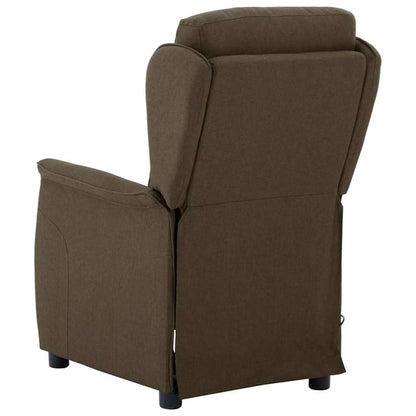 Massagesessel Braun 67.5 x 93.5 x 101.5 cm Stoff & Schaum
