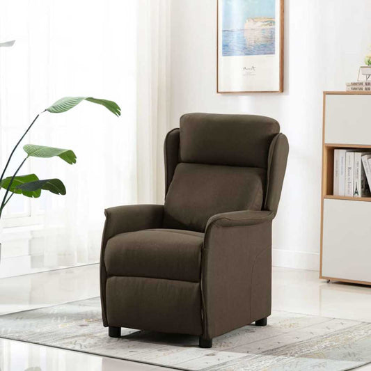Massagesessel Braun 67.5 x 93.5 x 101.5 cm Stoff & Schaum