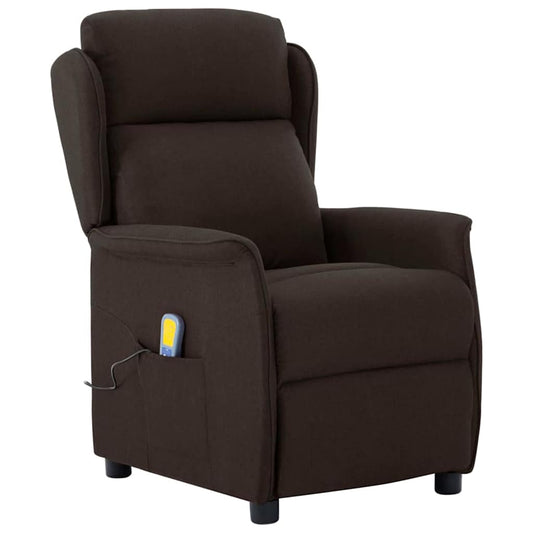 Massagesessel mit Kissen Dunkelbraun 67.5 x 93.5 x 101.5 cm