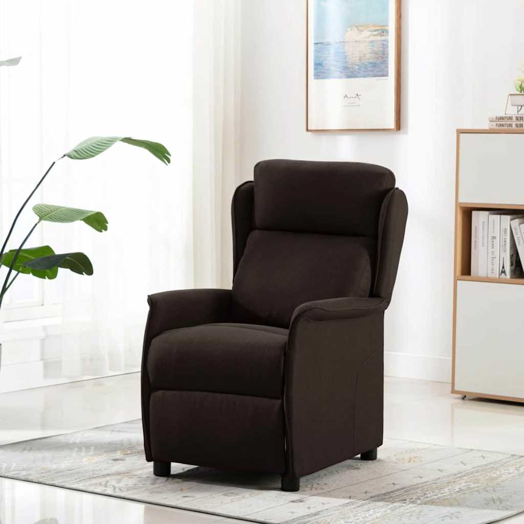 Massagesessel mit Kissen Dunkelbraun 67.5 x 93.5 x 101.5 cm