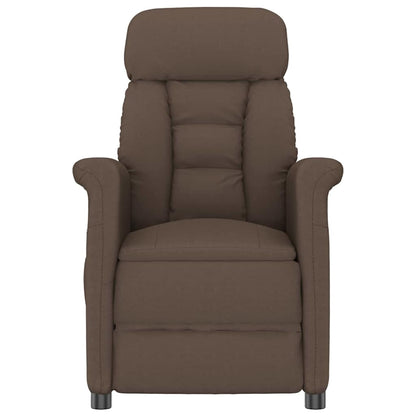 Massagesessel mit Kissen Braun 70.5 x 96.5 x 95 cm Kunstleder