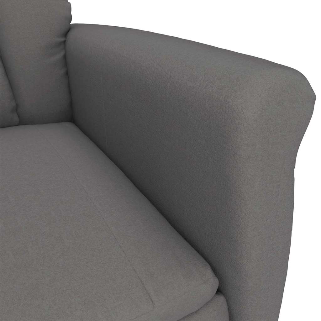 Massagesessel Dunkelgrau 70.5 x 96.5 x 95 cm Polyester