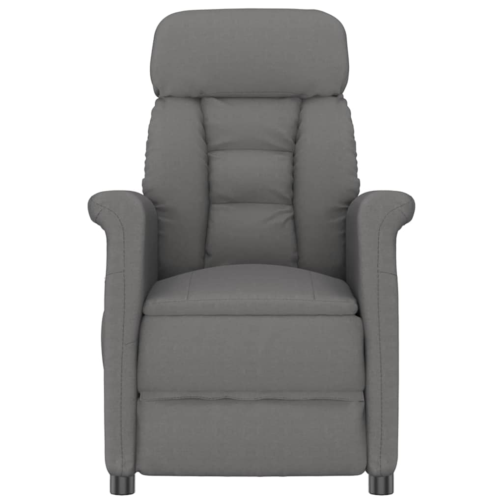 Massagesessel Dunkelgrau 70.5 x 96.5 x 95 cm Polyester