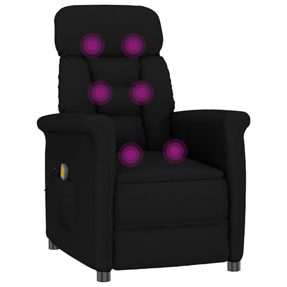 Massagesessel mit Kissen Schwarz 70.5 x 96.5 x 95 cm Kunstleder