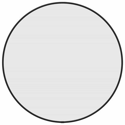 Wandspiegel Schwarz Ø 50 cm Rund