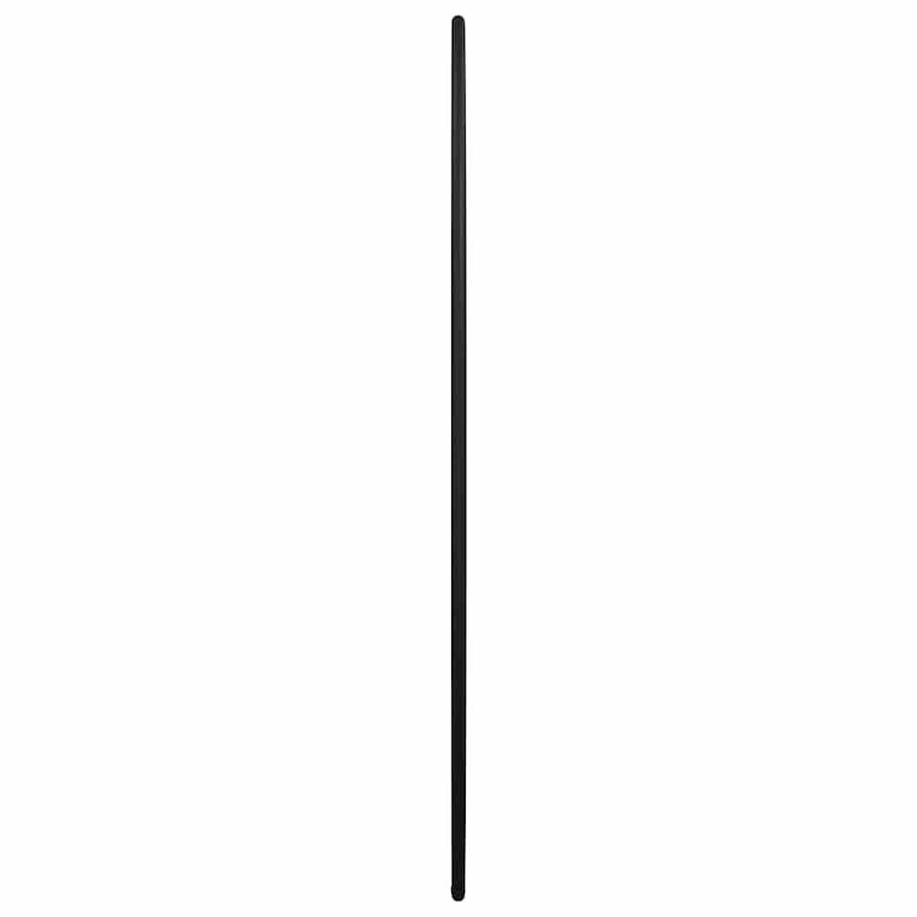 Wandspiegel Schwarz Ø 50 cm Rund