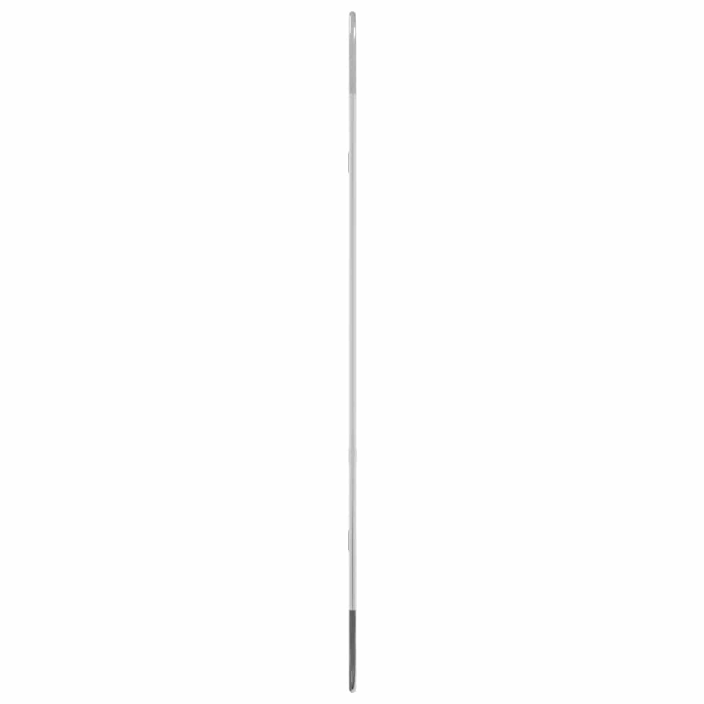 Wandspiegel Silbern 80x35 cm Oval