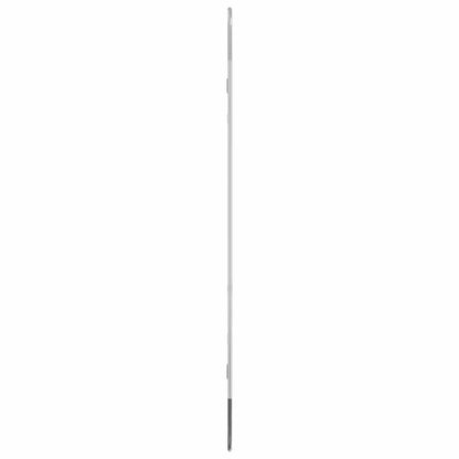 Wandspiegel Silbern 90x40 cm Oval
