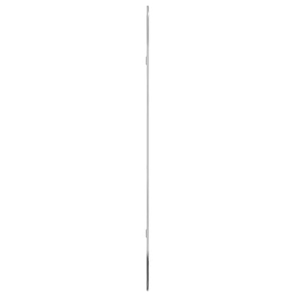 Wandspiegel Silbern 100x45 cm Oval