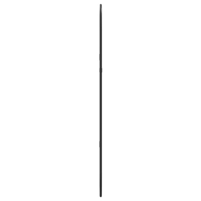 Wandspiegel Schwarz 70x30 cm Oval