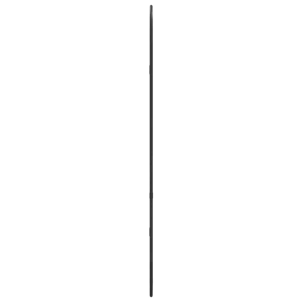 Wandspiegel Schwarz 80x35 cm Oval