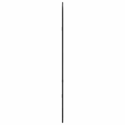 Wandspiegel Schwarz 80x35 cm Oval