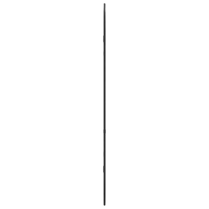 Wandspiegel Schwarz 90x40 cm Oval