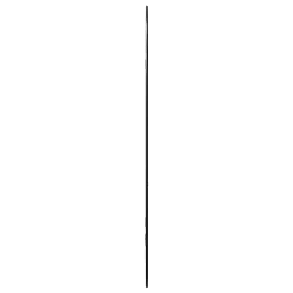 Wandspiegel Schwarz 70x45 cm