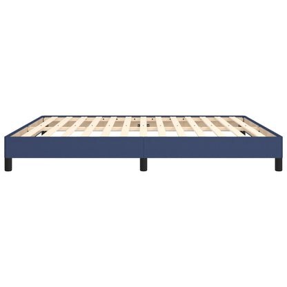 Bettgestell ohne Matratze Blau 180x200 cm Stoff