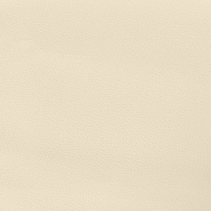 Bettgestell Creme 160x200 cm Kunstleder