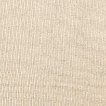 Bettgestell ohne Matratze Creme 180x200 cm Stoff