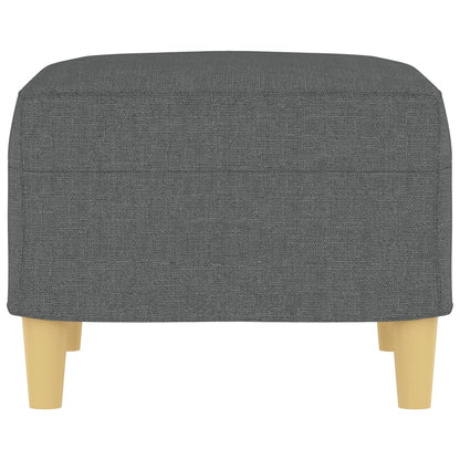 Fußhocker Dunkelgrau 60x50x41 cm Stoff