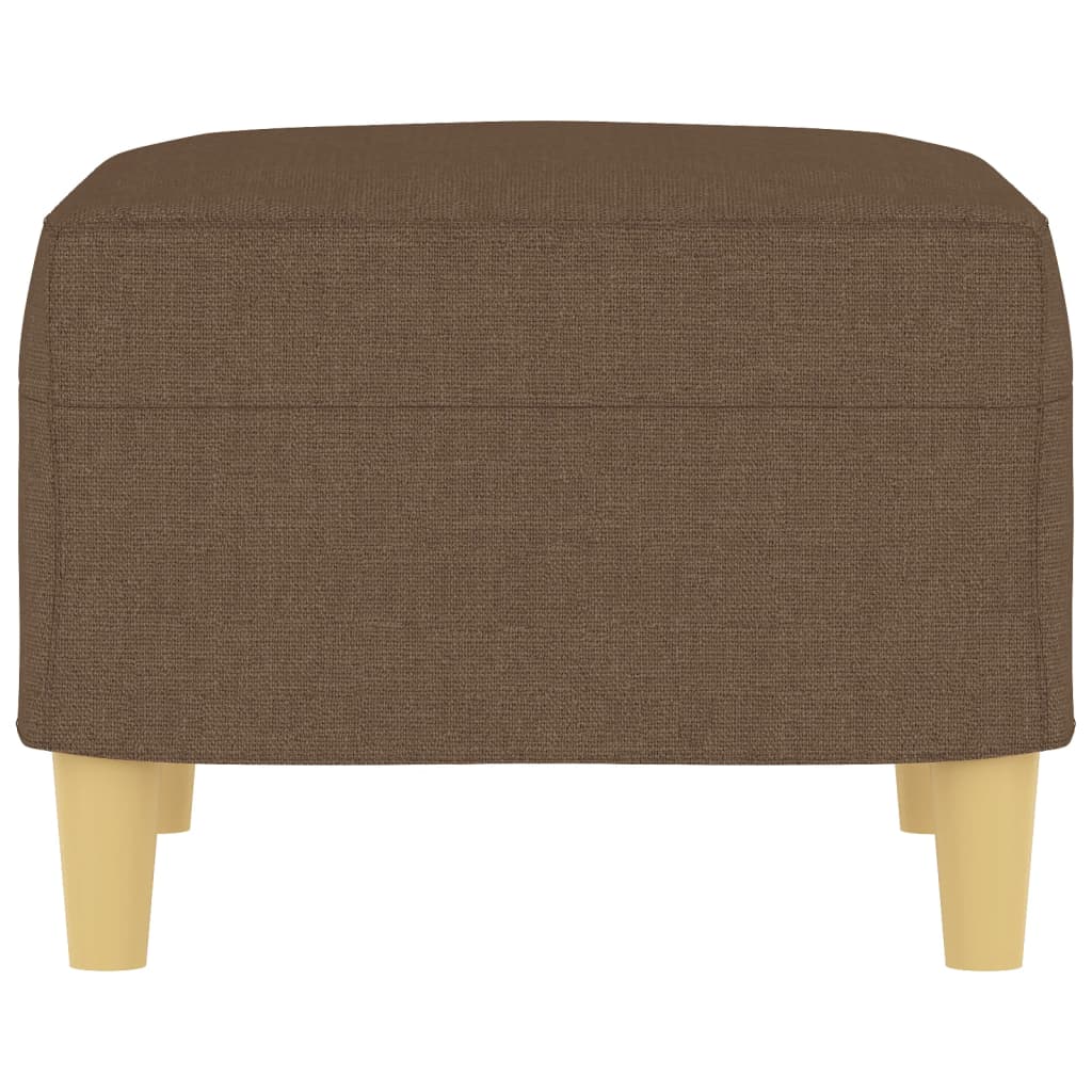 Fußhocker Braun 60x50x41 cm Stoff