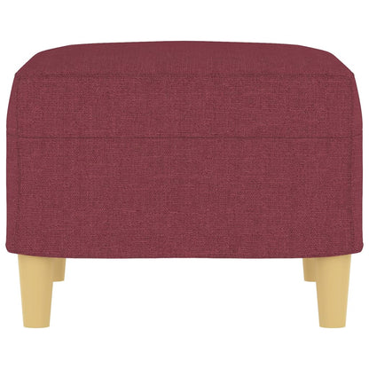 Fußhocker Weinrot 60x50x41 cm Stoff