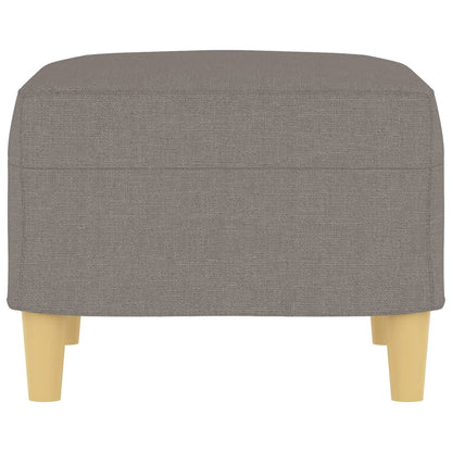 Fußhocker Taupe 60x50x41 cm Stoff