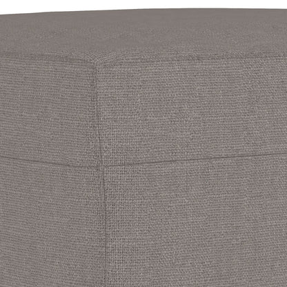 Fußhocker Taupe 60x50x41 cm Stoff