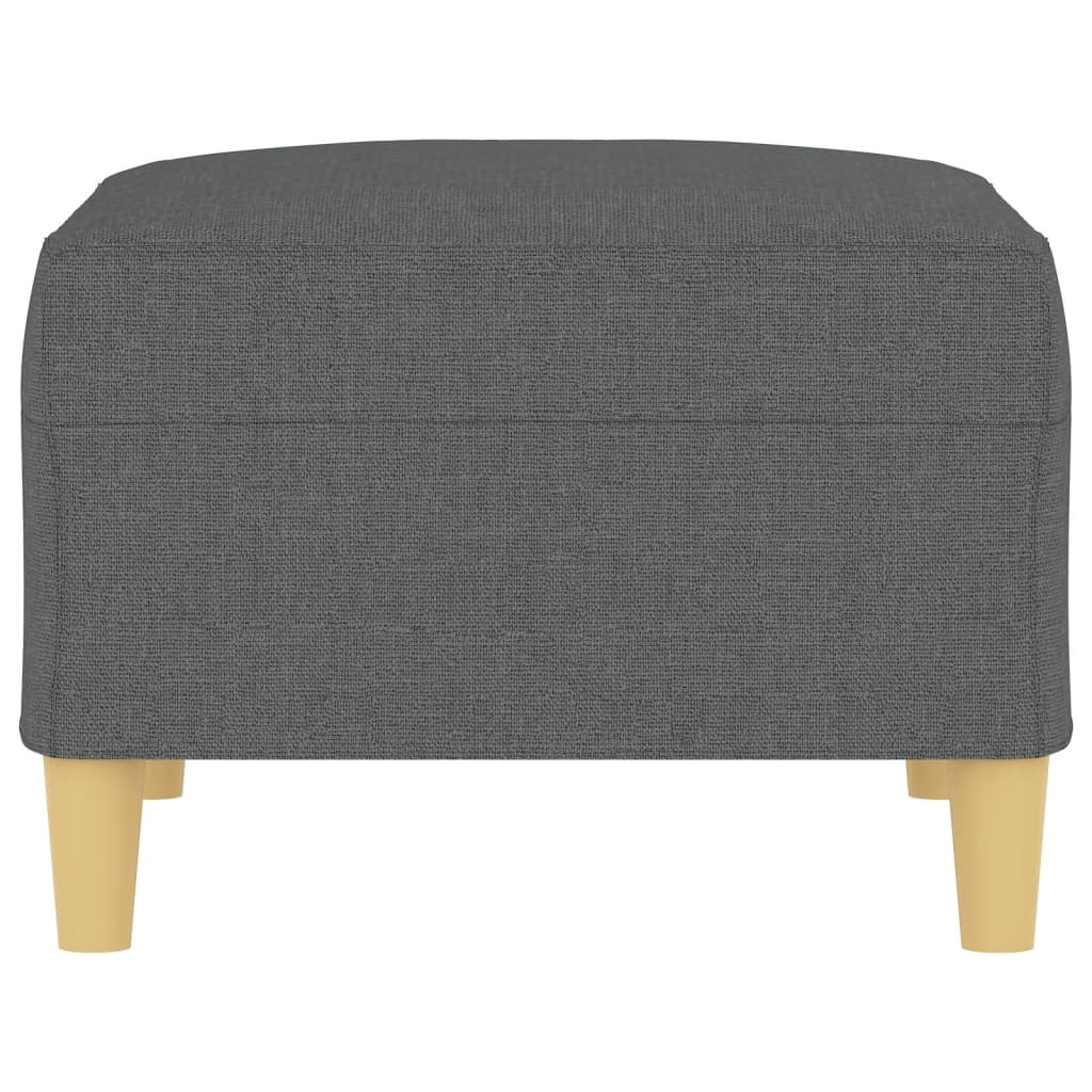 Fußhocker Dunkelgrau 70x55x41 cm Stoff