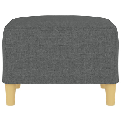Fußhocker Dunkelgrau 70x55x41 cm Stoff