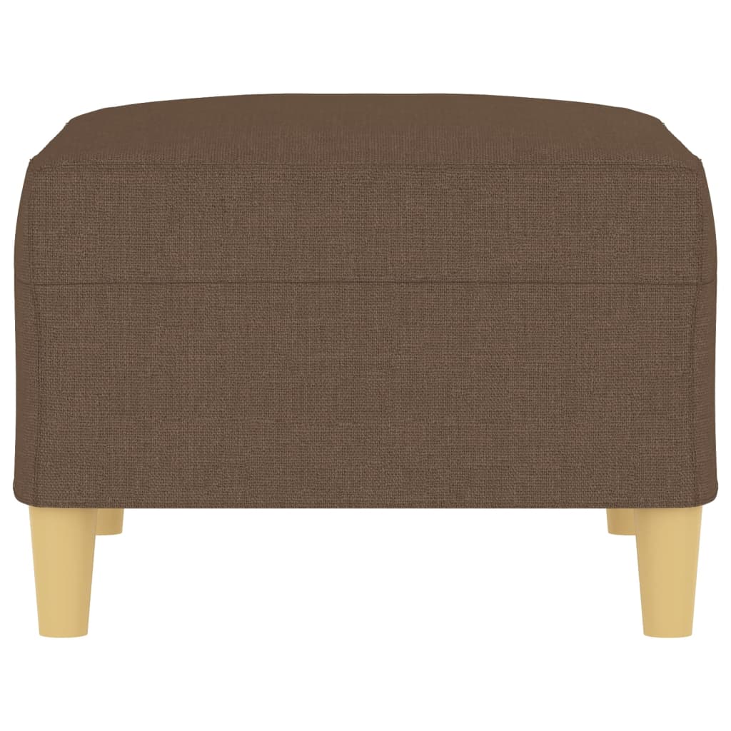 Fußhocker Braun 70x55x41 cm Stoff