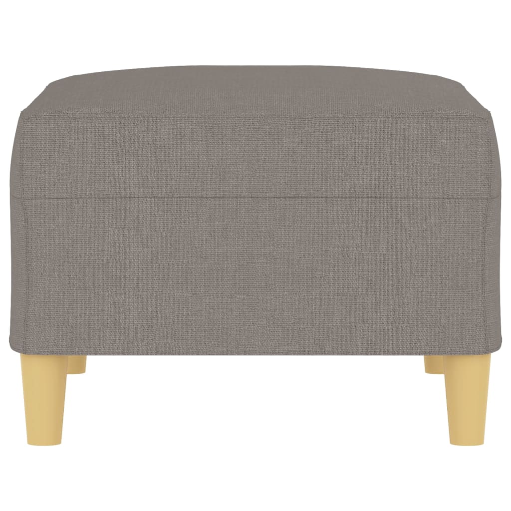 Fußhocker Taupe 70x55x41 cm Stoff