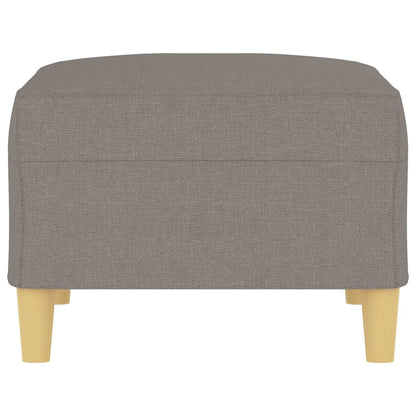 Fußhocker Taupe 70x55x41 cm Stoff