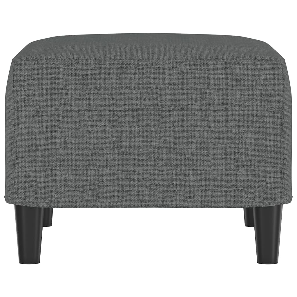 Fußhocker Dunkelgrau 60x50x41 cm Stoff