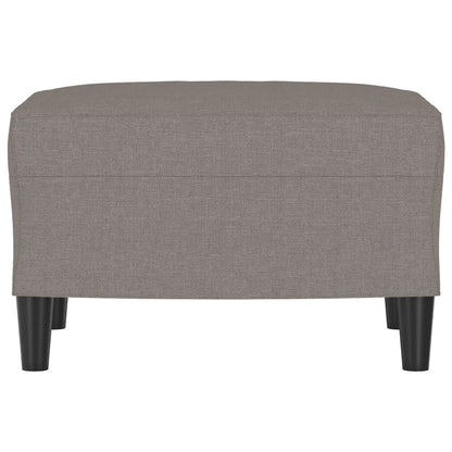 Fußhocker Taupe 60x50x41 cm Stoff