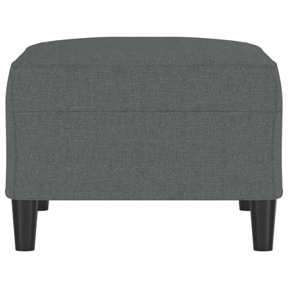 Fußhocker Dunkelgrau 70x55x41 cm Stoff