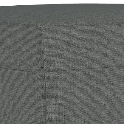 Fußhocker Dunkelgrau 70x55x41 cm Stoff