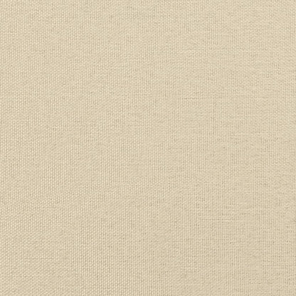 Fußhocker Creme 70x55x41 cm Stoff