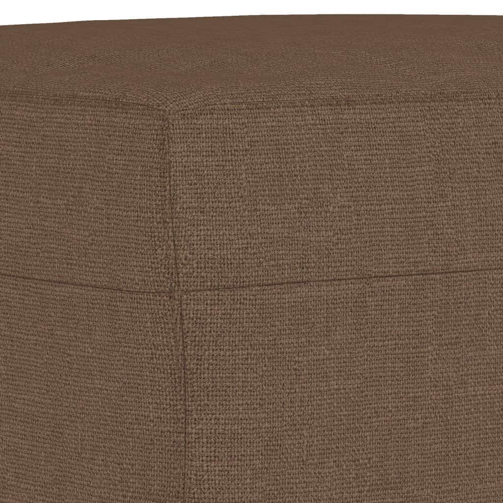 Fußhocker Braun 70x55x41 cm Stoff