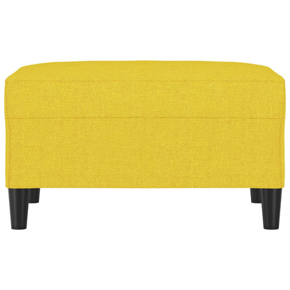 Fußhocker Hellgelb 70x55x41 cm Stoff