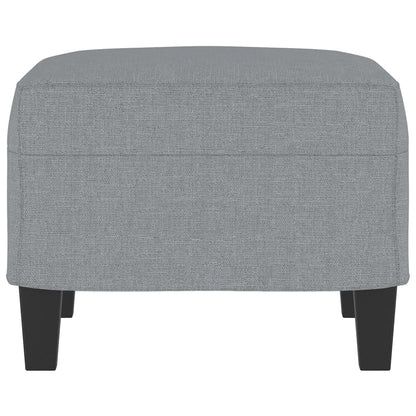 Fußhocker Hellgrau 60x50x41 cm Stoff