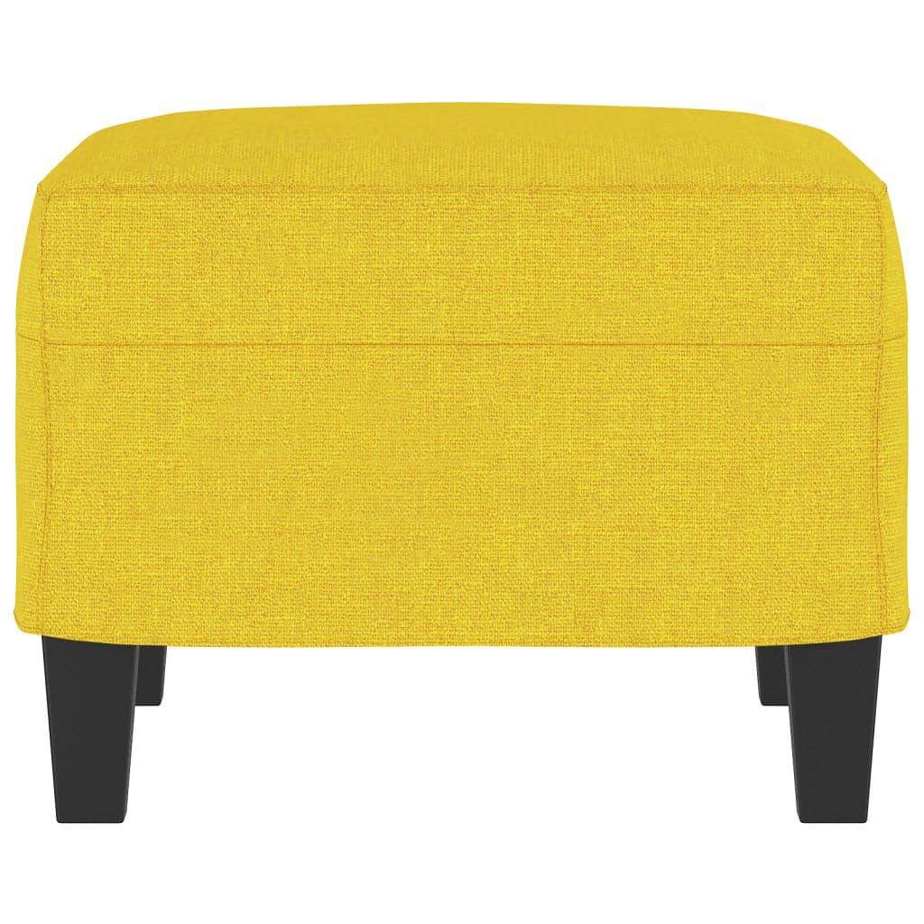 Fußhocker Hellgelb 60x50x41 cm Stoff