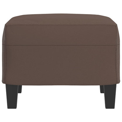 Fußhocker Braun 60x50x41 cm Kunstleder