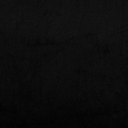 Fußhocker Schwarz 60x50x41 cm Mikrofasergewebe