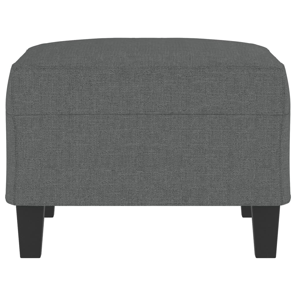Fußhocker Dunkelgrau 70x55x41 cm Stoff