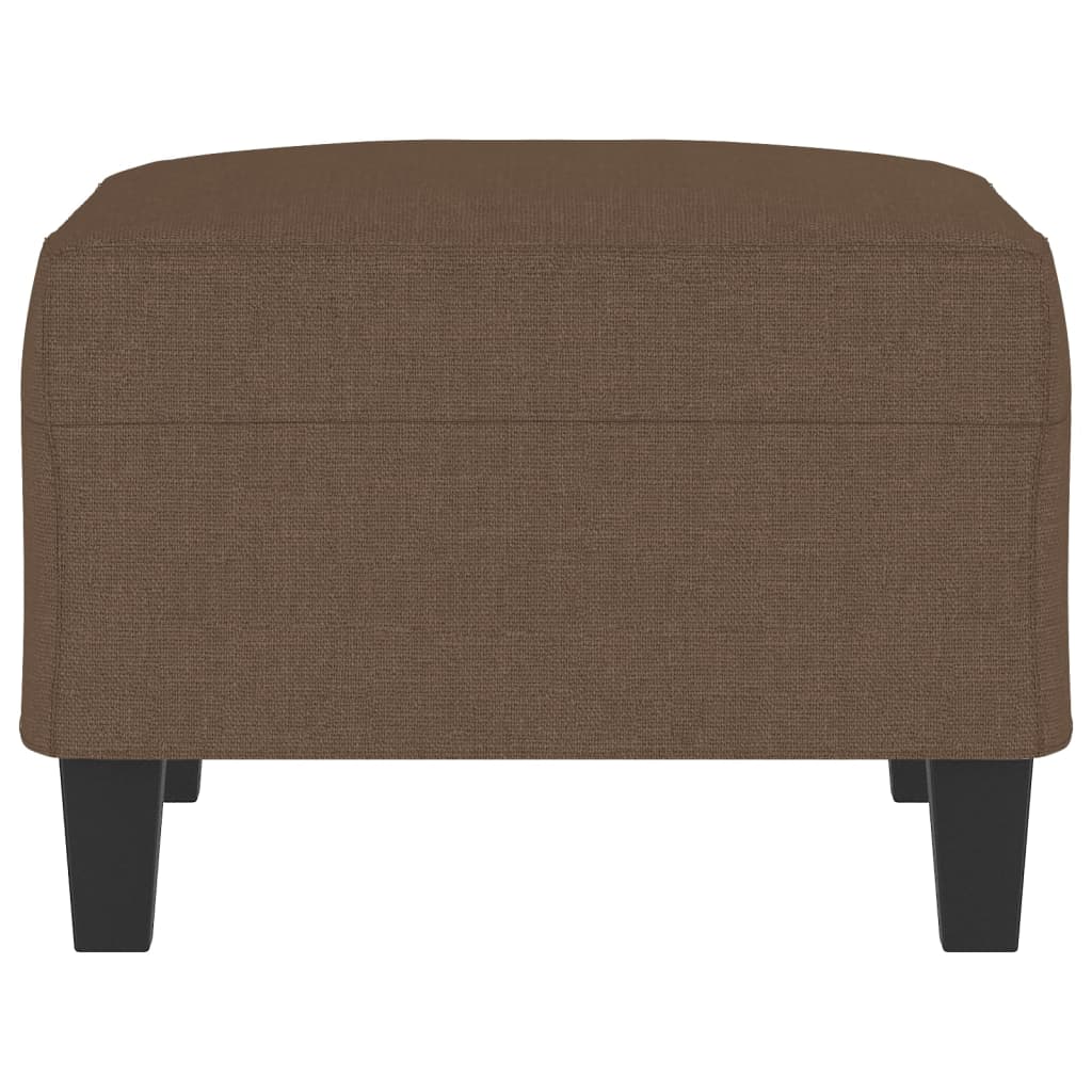 Fußhocker Braun 70x55x41 cm Stoff