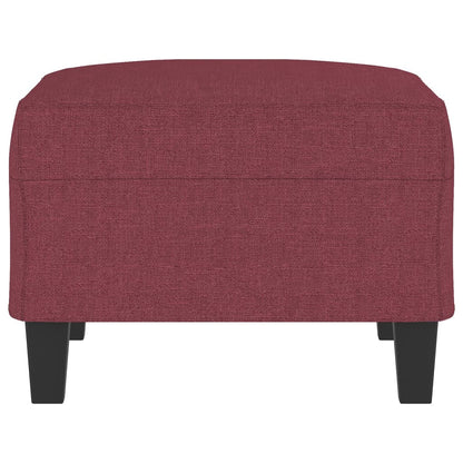Fußhocker Weinrot 70x55x41 cm Stoff