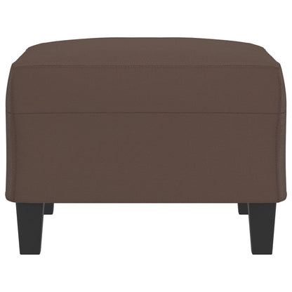 Fußhocker Braun 70x55x41 cm Kunstleder