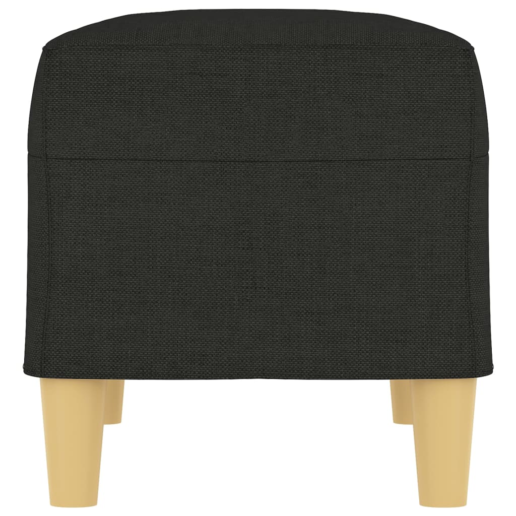 Sitzbank Schwarz 70x35x41 cm Stoff