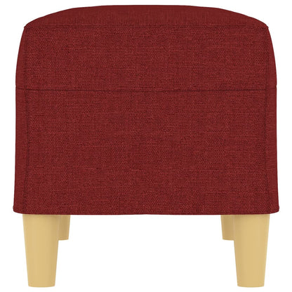 Sitzbank Weinrot 70x35x41 cm Stoff